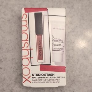 Smashbox Studio Stash Matte Primer + Liquid Lipstick